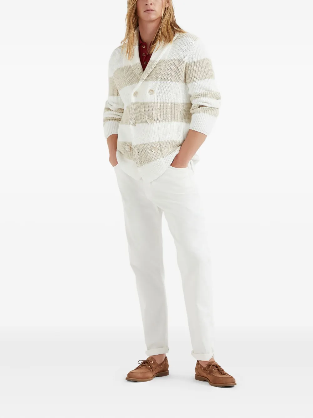 Brunello Cucinelli striped cardigan | Cardigans | Image 2