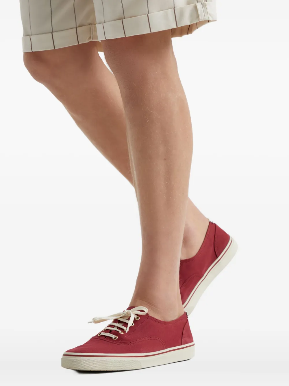 Brunello Cucinelli cotton sneakers Red