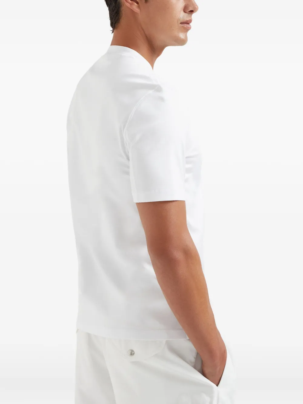 Brunello Cucinelli Katoenen T-shirt Wit