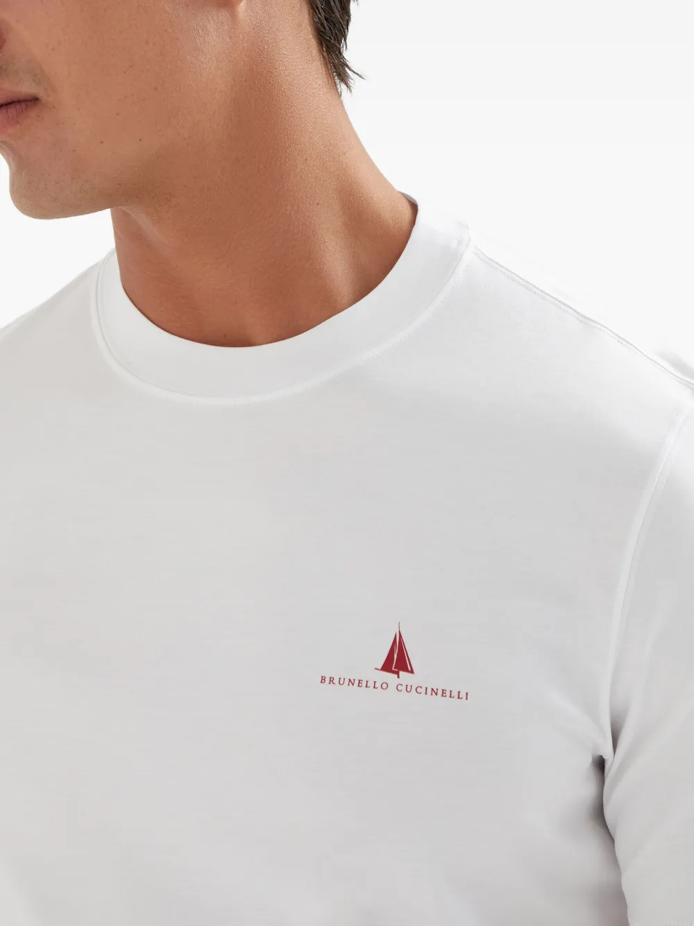 Brunello Cucinelli Katoenen T-shirt Wit