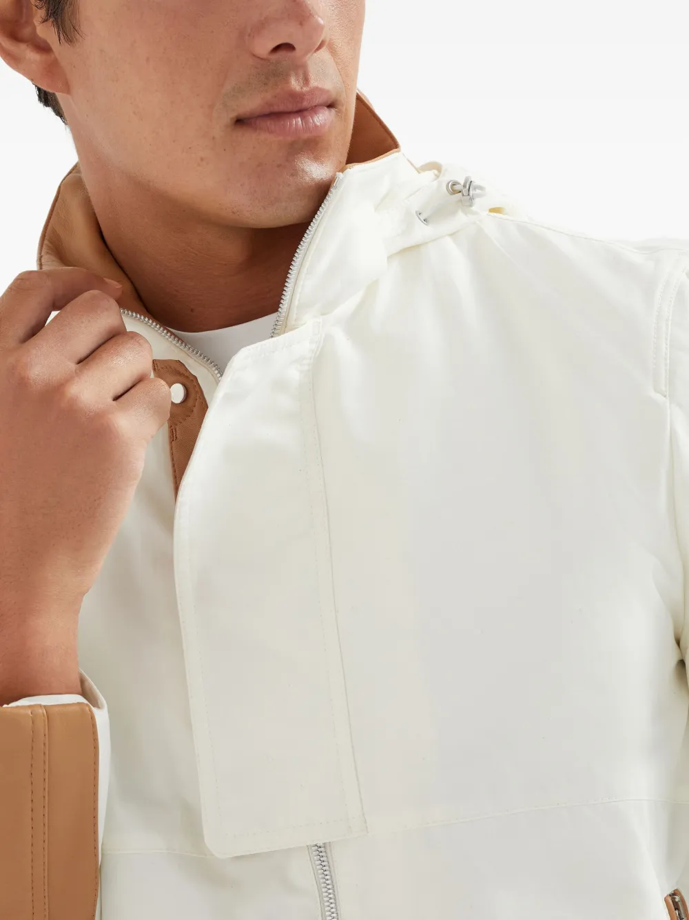 Brunello Cucinelli Gabardine jack Wit