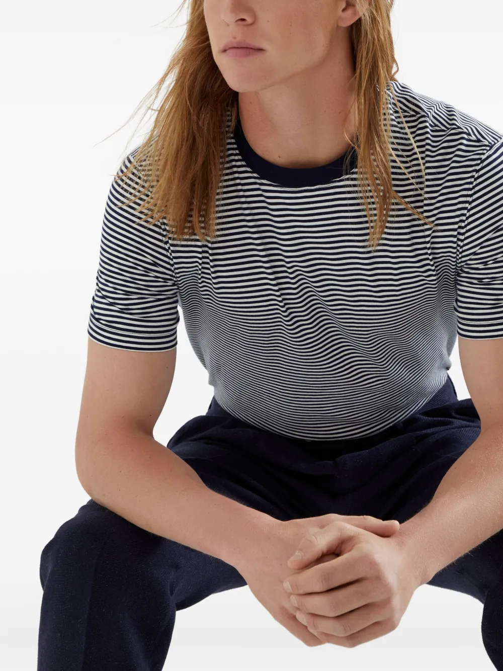 Brunello Cucinelli Katoenen T-shirt Blauw
