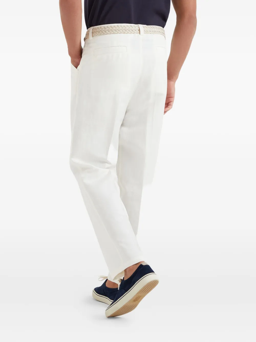 Brunello Cucinelli Plooibroek Wit