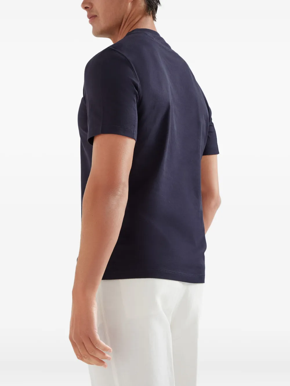 Brunello Cucinelli Katoenen T-shirt Blauw
