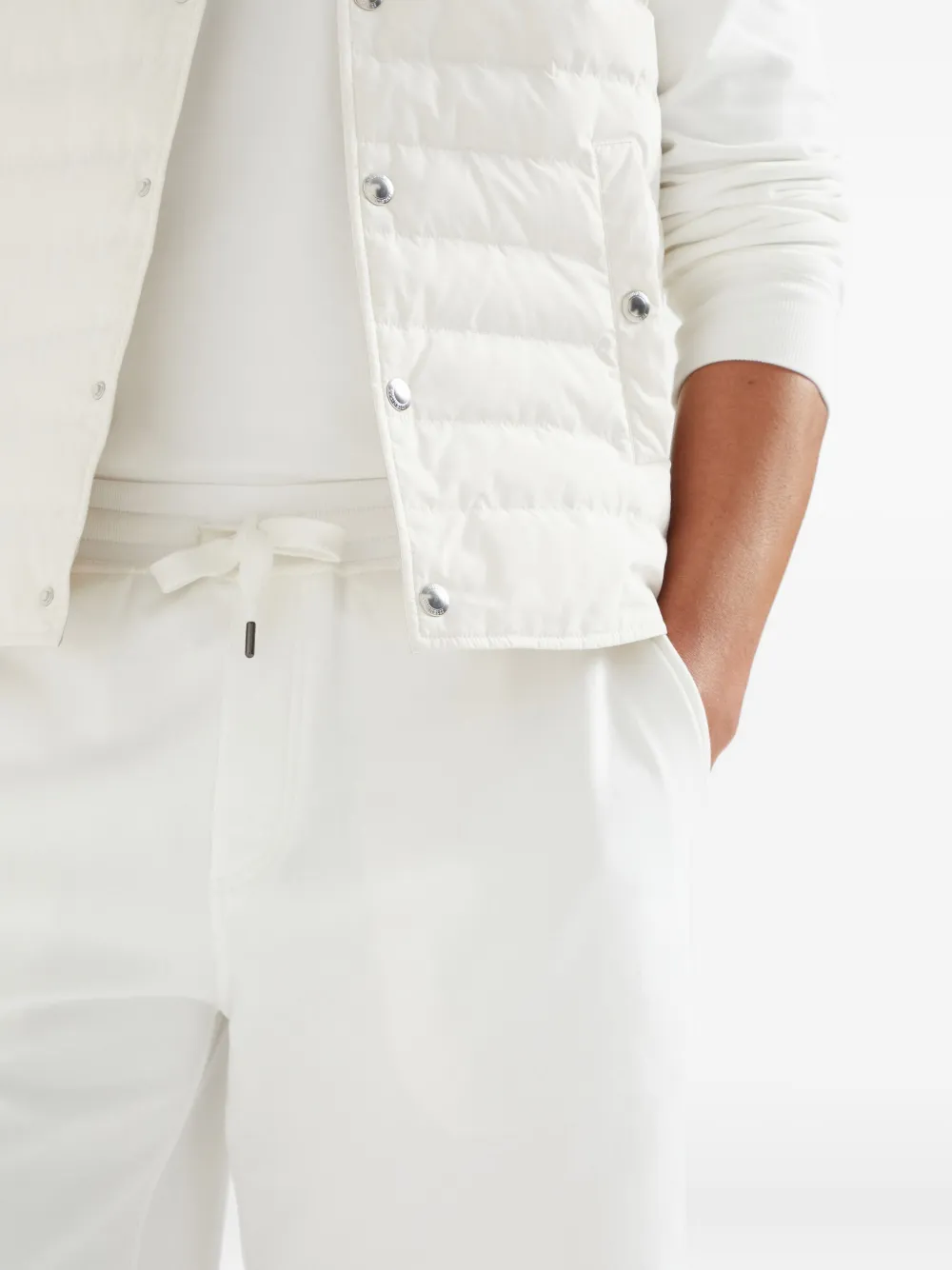 Brunello Cucinelli Badstof bermuda shorts Wit