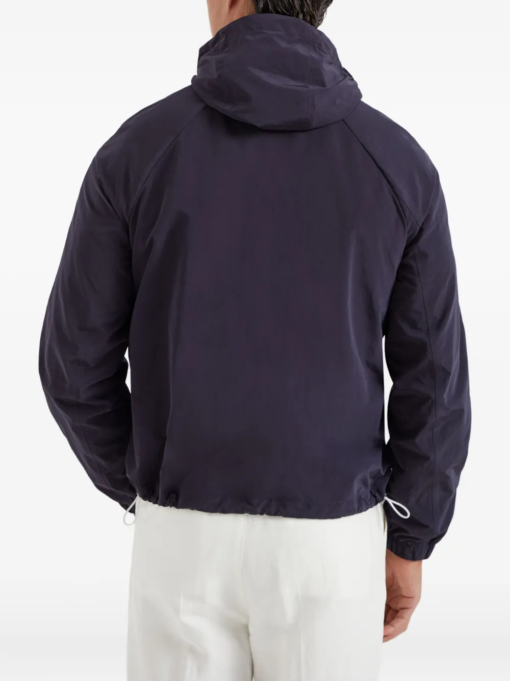 Brunello Cucinelli Waterbestendig shirtjack Blauw