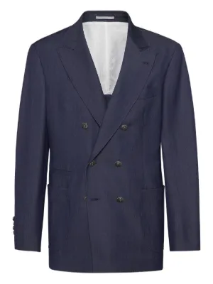 最終価格❣️ブルネロクチネリ モニーレ付き コットン ラミー ジャケット 40 Brunello Cucinelli（ブルネロクチネリ） ジャケット - FARFETCH