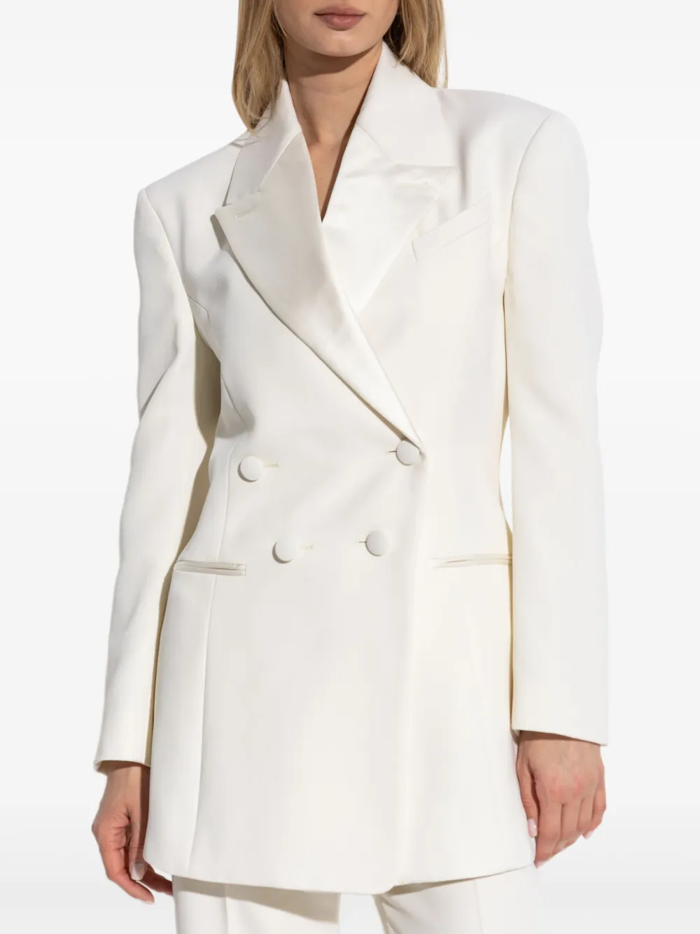 Givenchy Blazer met dubbele rij knopen Wit