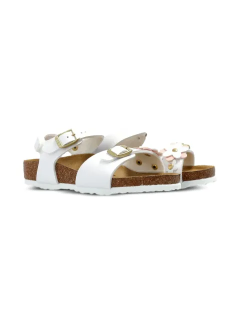 Birkenstock Kids sandalias planas Rio con doble hebilla
