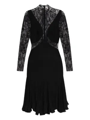 ワンピース GIVENCHY DRESS (BW227G14SD 001) GIVENCHY Givenchy Acetate Mini Dress (BW227G14SD 001 BLACK