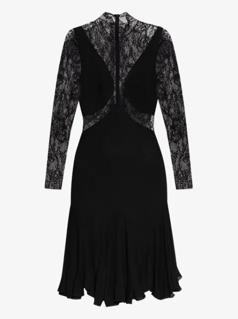 Givenchy lace-panel midi dress