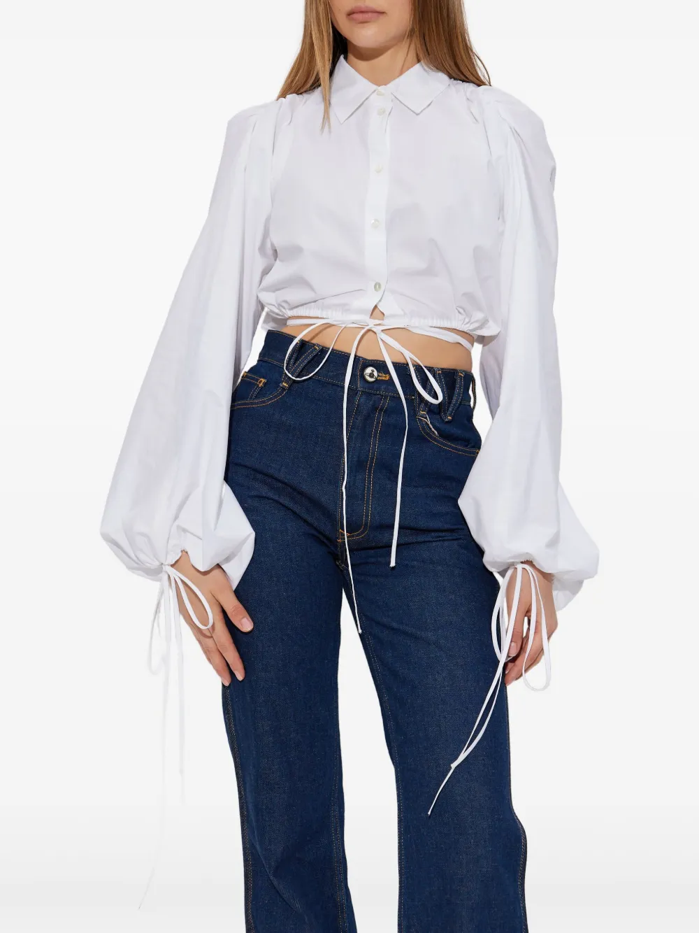 Blumarine Katoenen blouse Wit