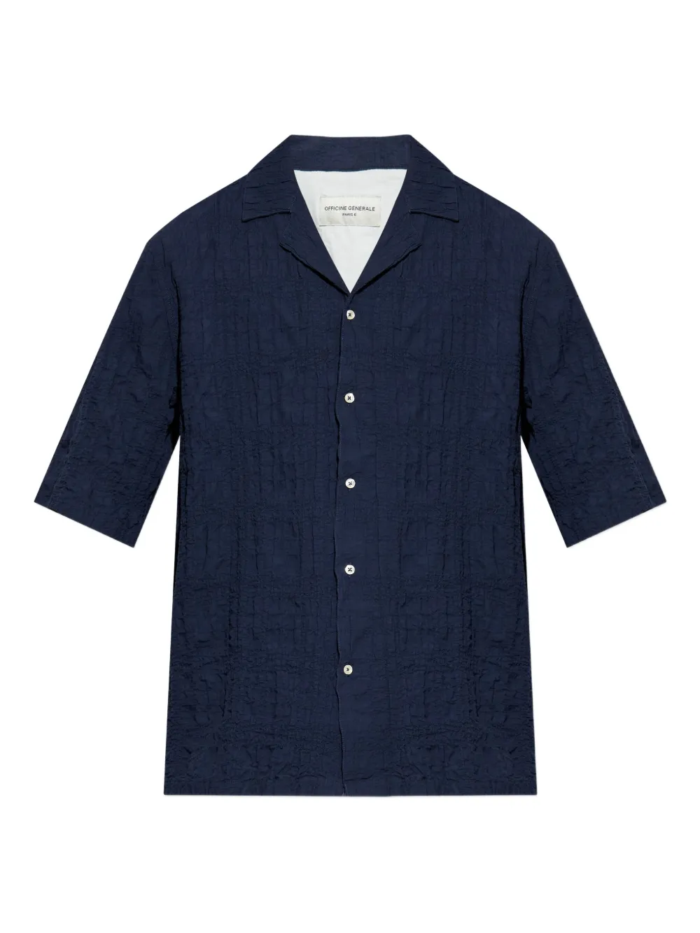 Officine Generale camisa de algodón | azul | Image 1