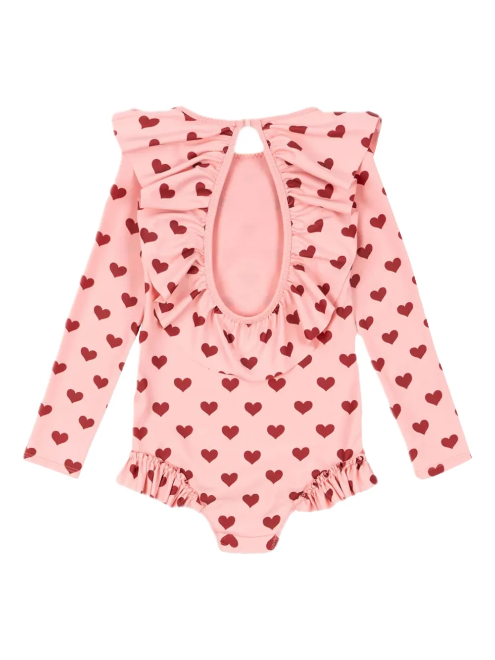 KONGES SLØJD HEART-PRINT SWIMSUIT