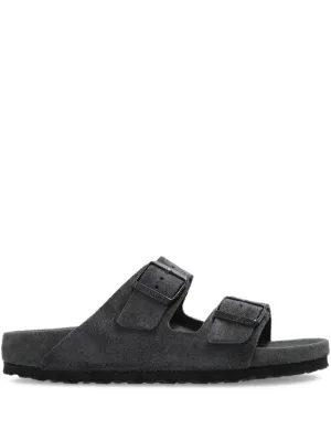 Birkenstock Kyoto スエードサンダル | ブラック | FARFETCH JP