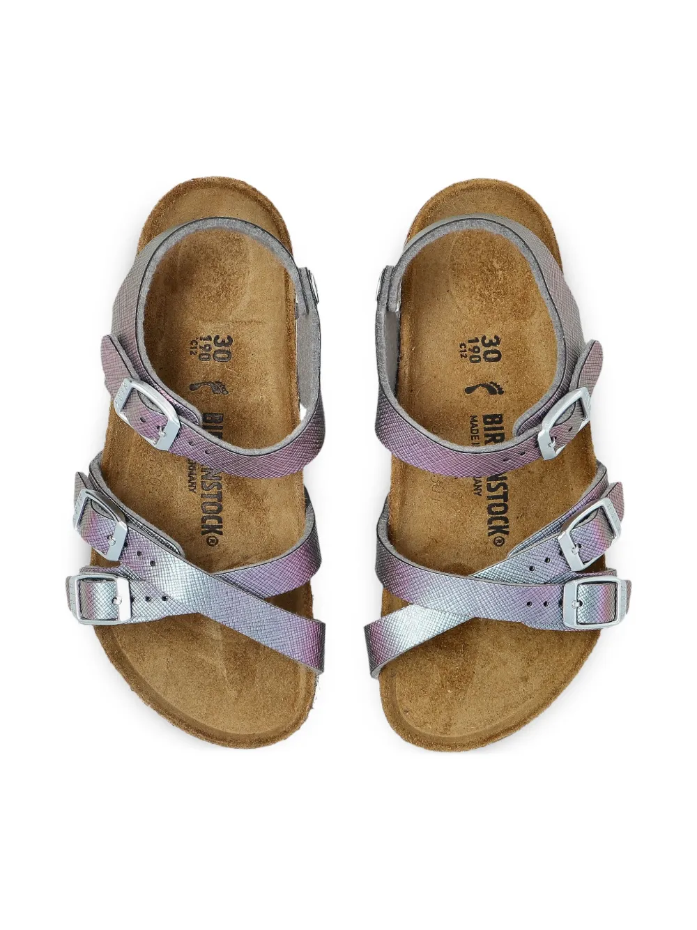 Birkenstock Kids Kumba multi-strap sandals Purple