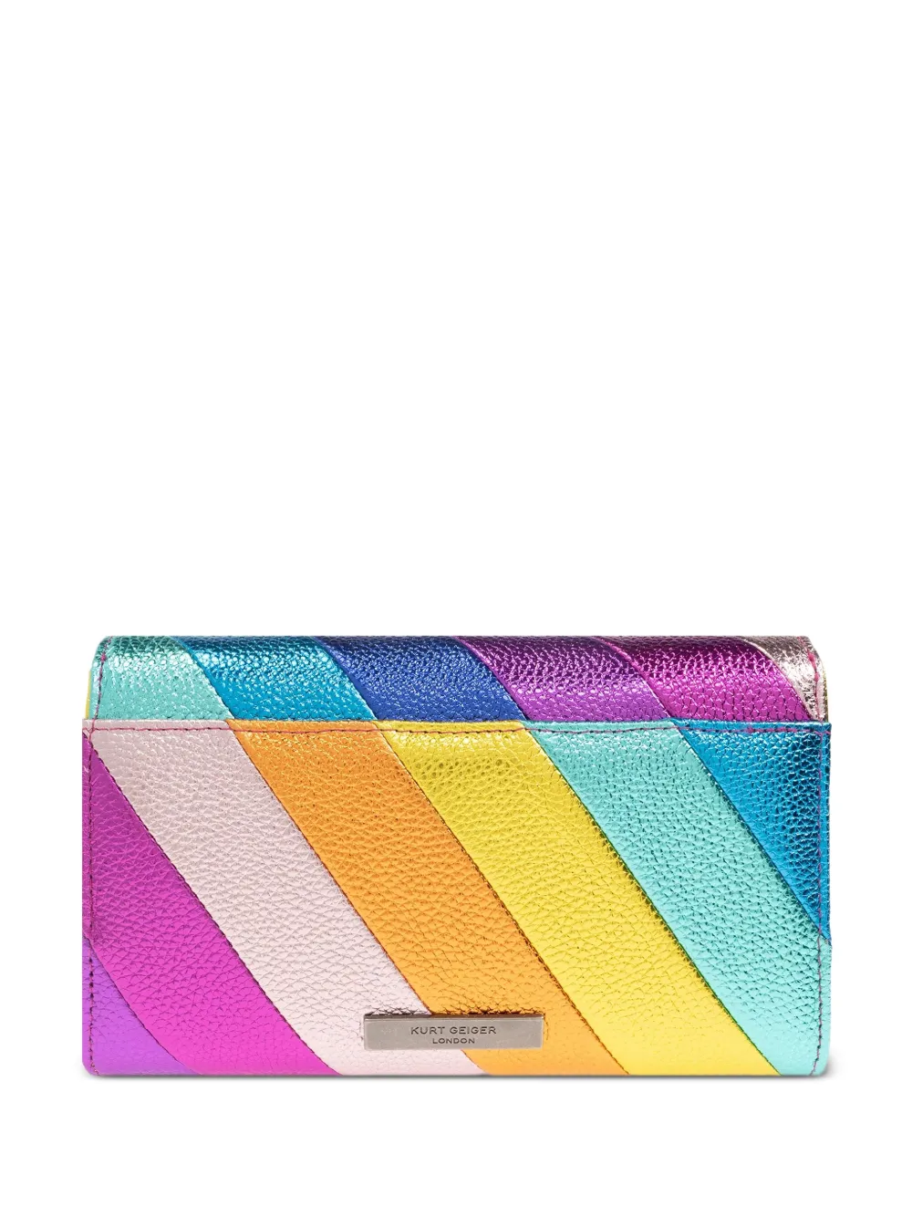 Kurt Geiger London Kensington handtas met kettinghengsel Paars