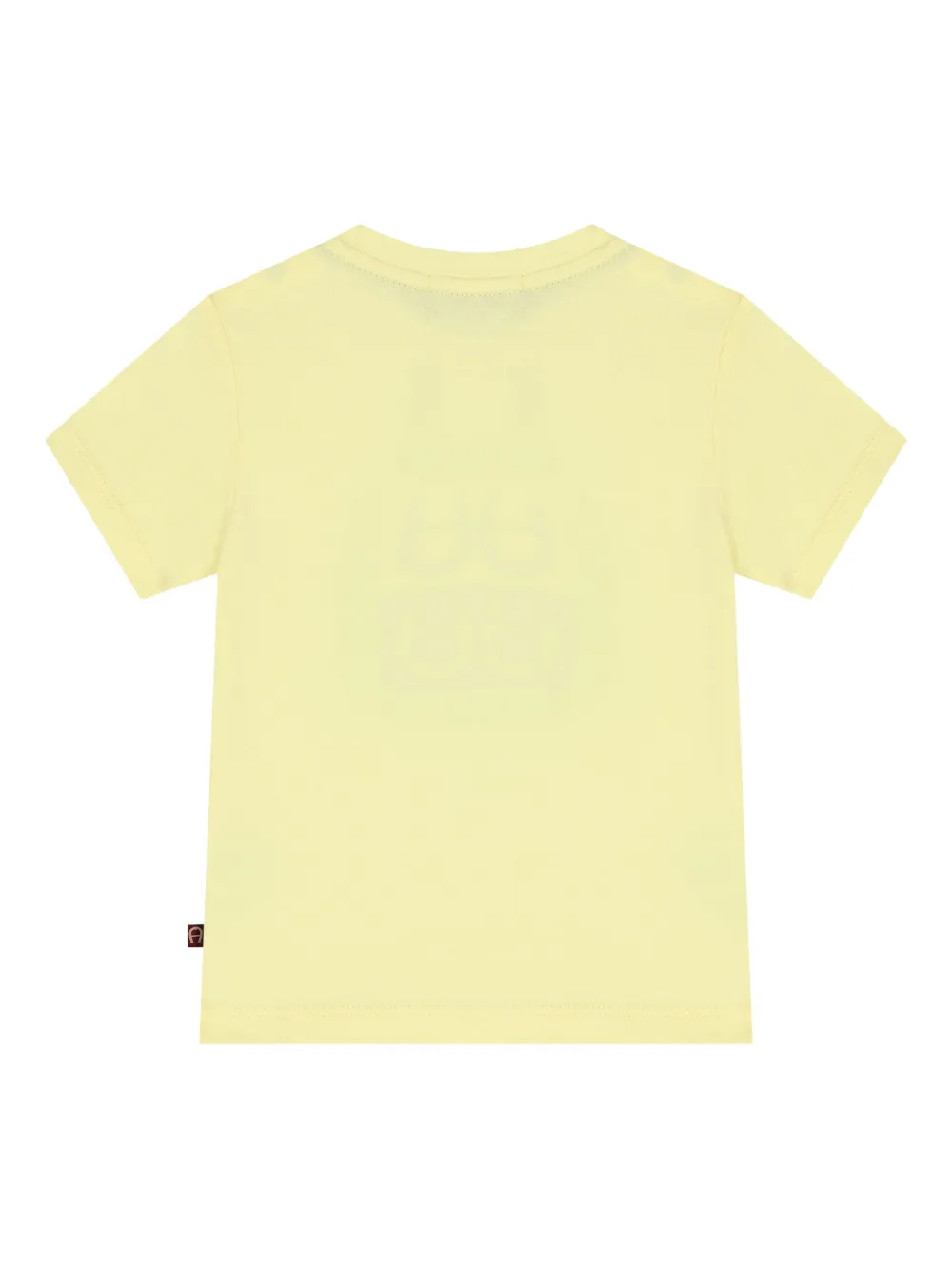 Aigner Kids T-shirt met logo Geel