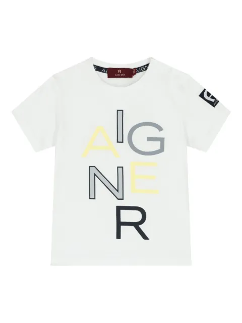 Aigner Kids logo-graphic T-shirt
