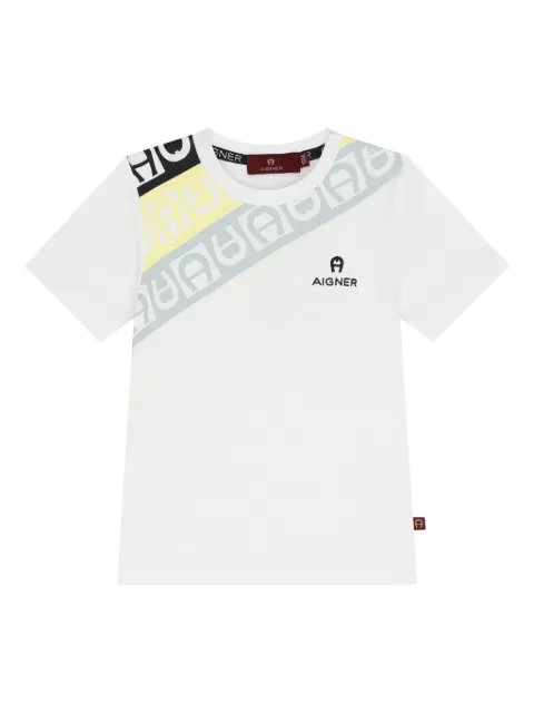 Aigner Kids logo graphic T-shirt