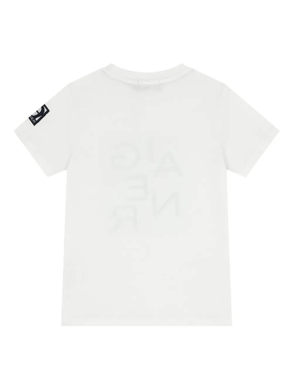 Aigner Kids T-shirt met logoprint Wit
