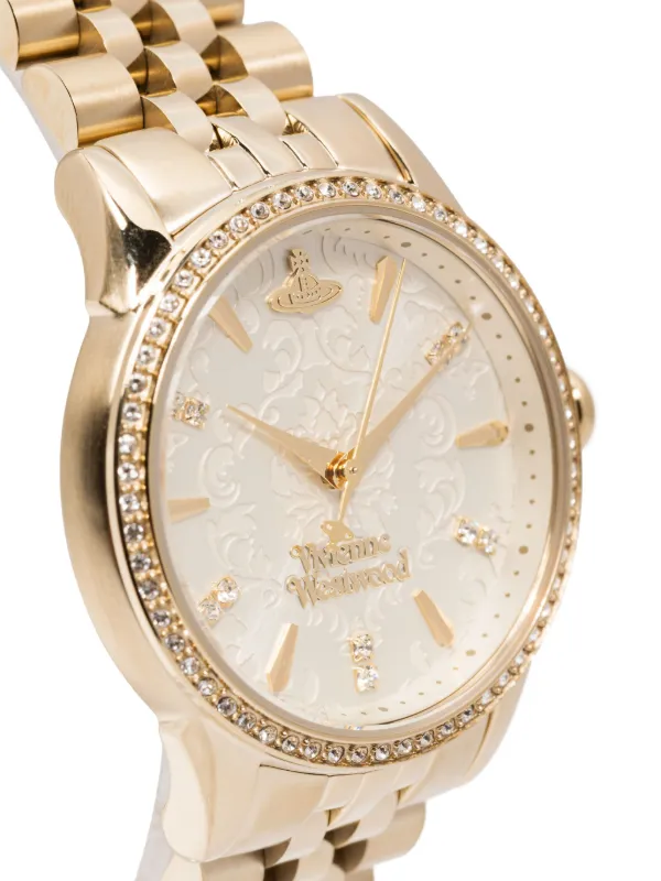 Vivienne Westwood Little Wallace 32mm | Gold | FARFETCH GE