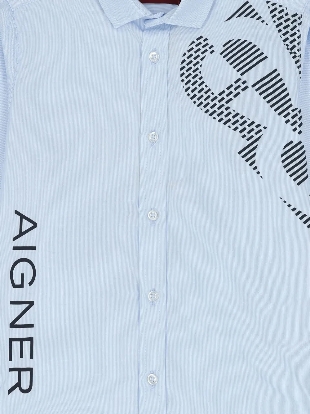 Aigner Kids Shirt met grafische print Zwart