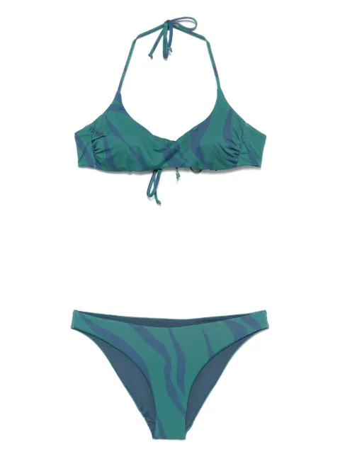 Fisico zebra-print bikini