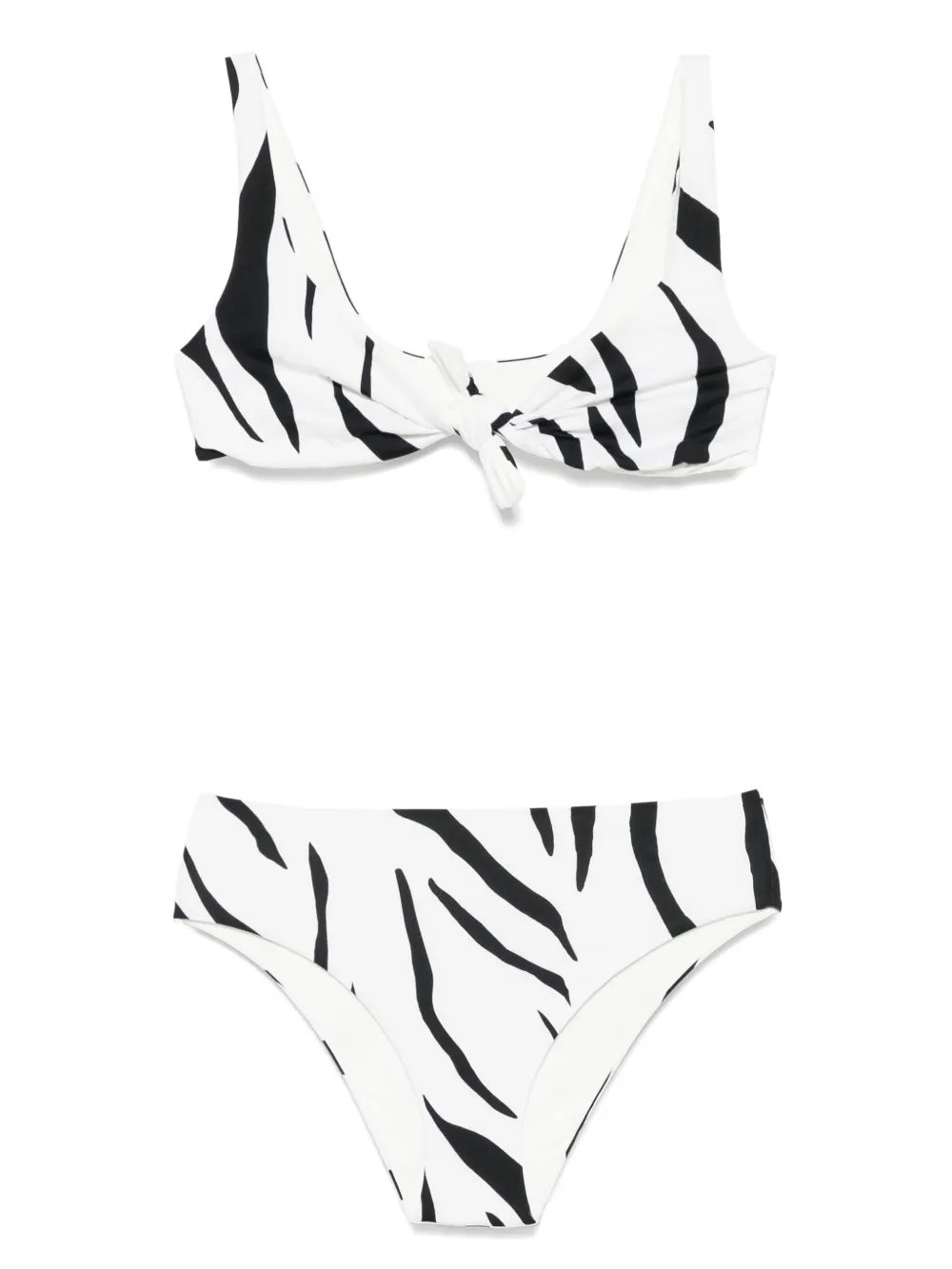 Fisico zebra-print bikini | White | Image 1