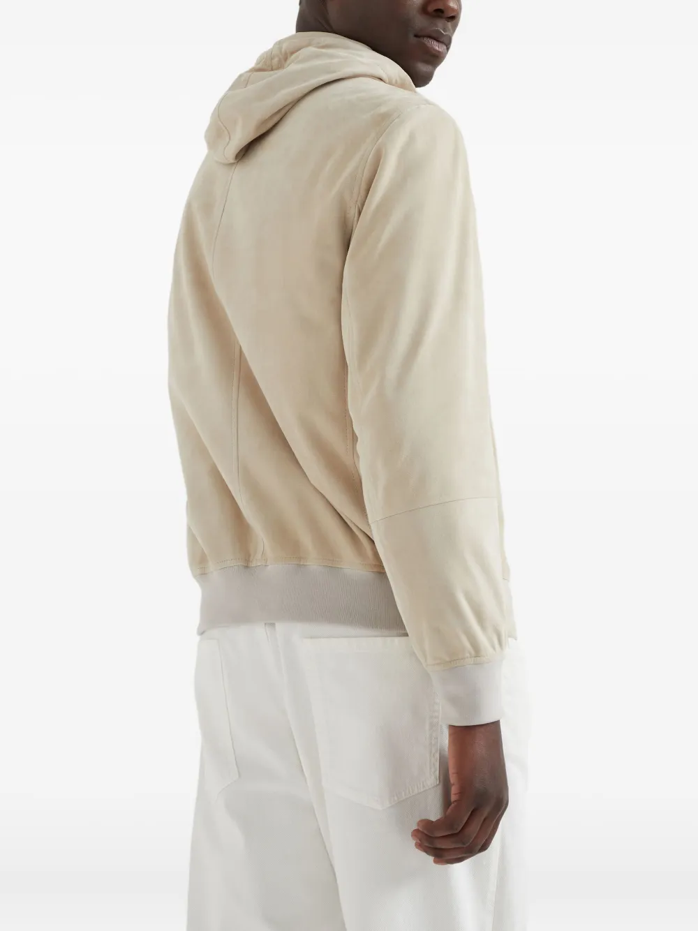 Brunello Cucinelli Sweater met rits Beige