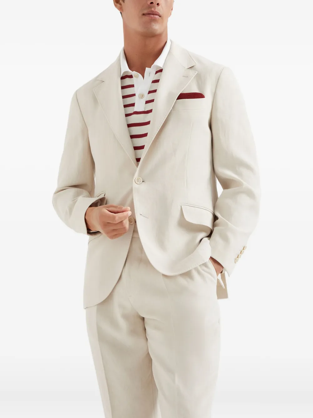 Brunello Cucinelli Cavallo blazer Beige