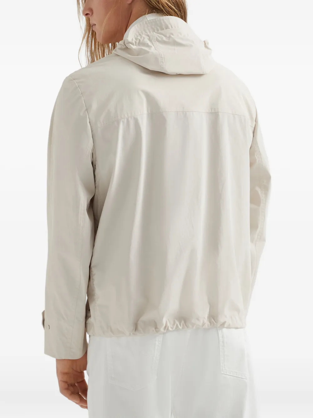 Brunello Cucinelli Waterbestendige parka Beige