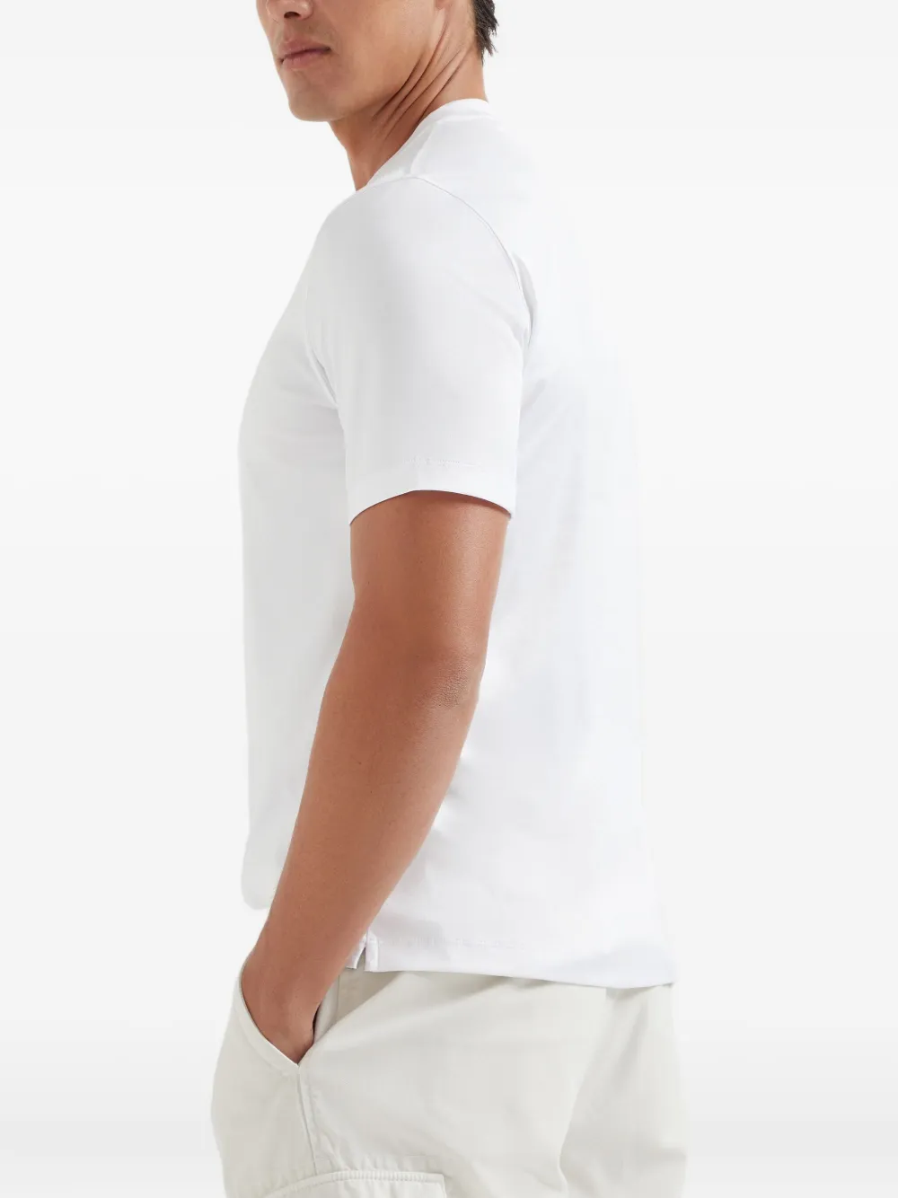 Brunello Cucinelli Katoenen T-shirt Wit