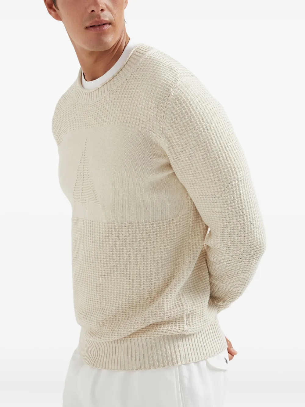 Brunello Cucinelli Katoenen trui Beige