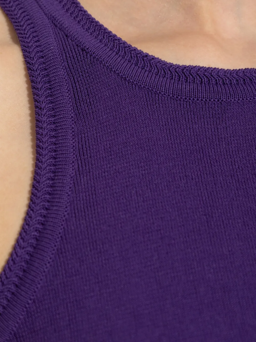 Max Mara Arnes geribbelde tanktop Paars