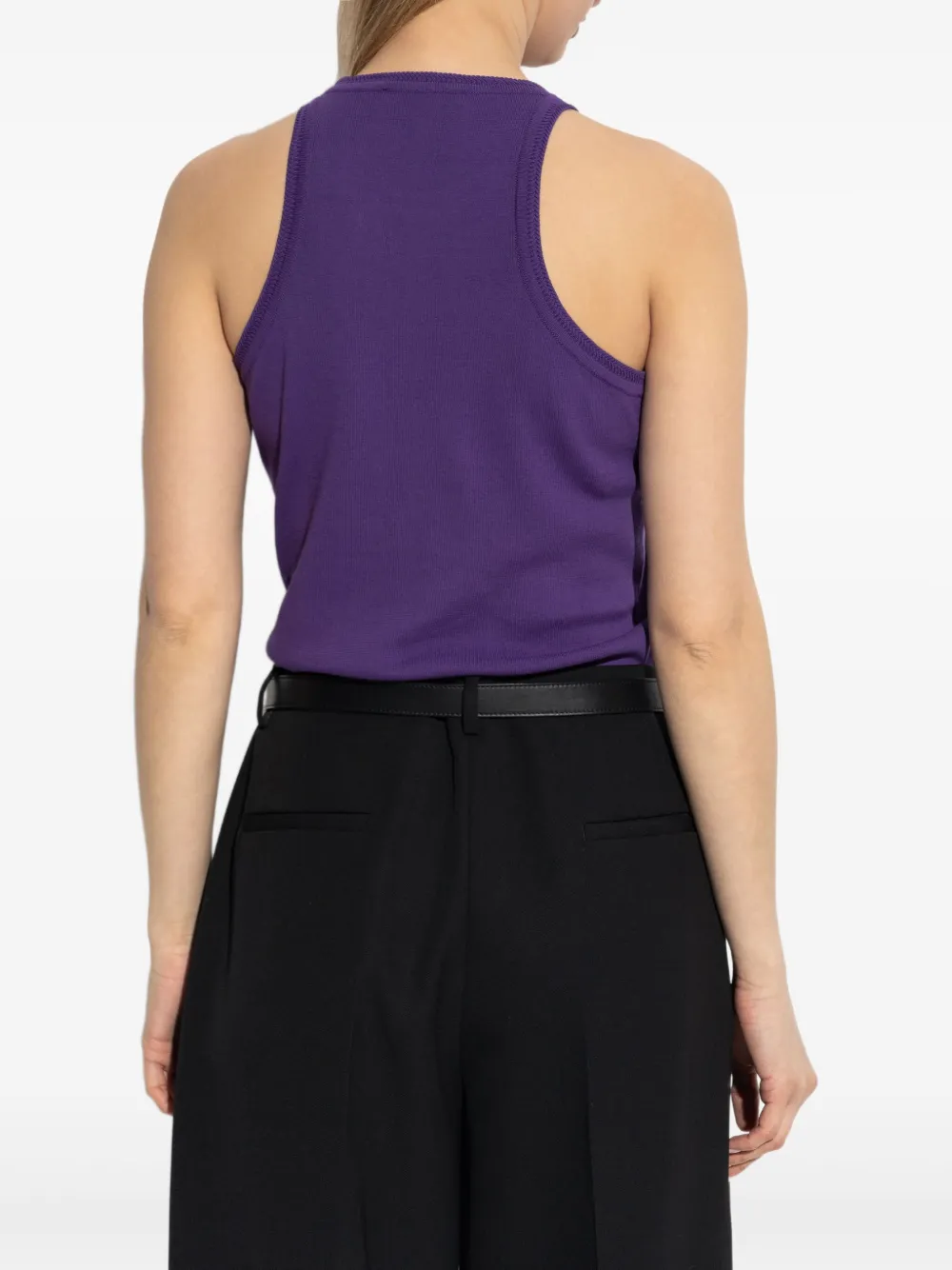 Max Mara Arnes geribbelde tanktop Paars