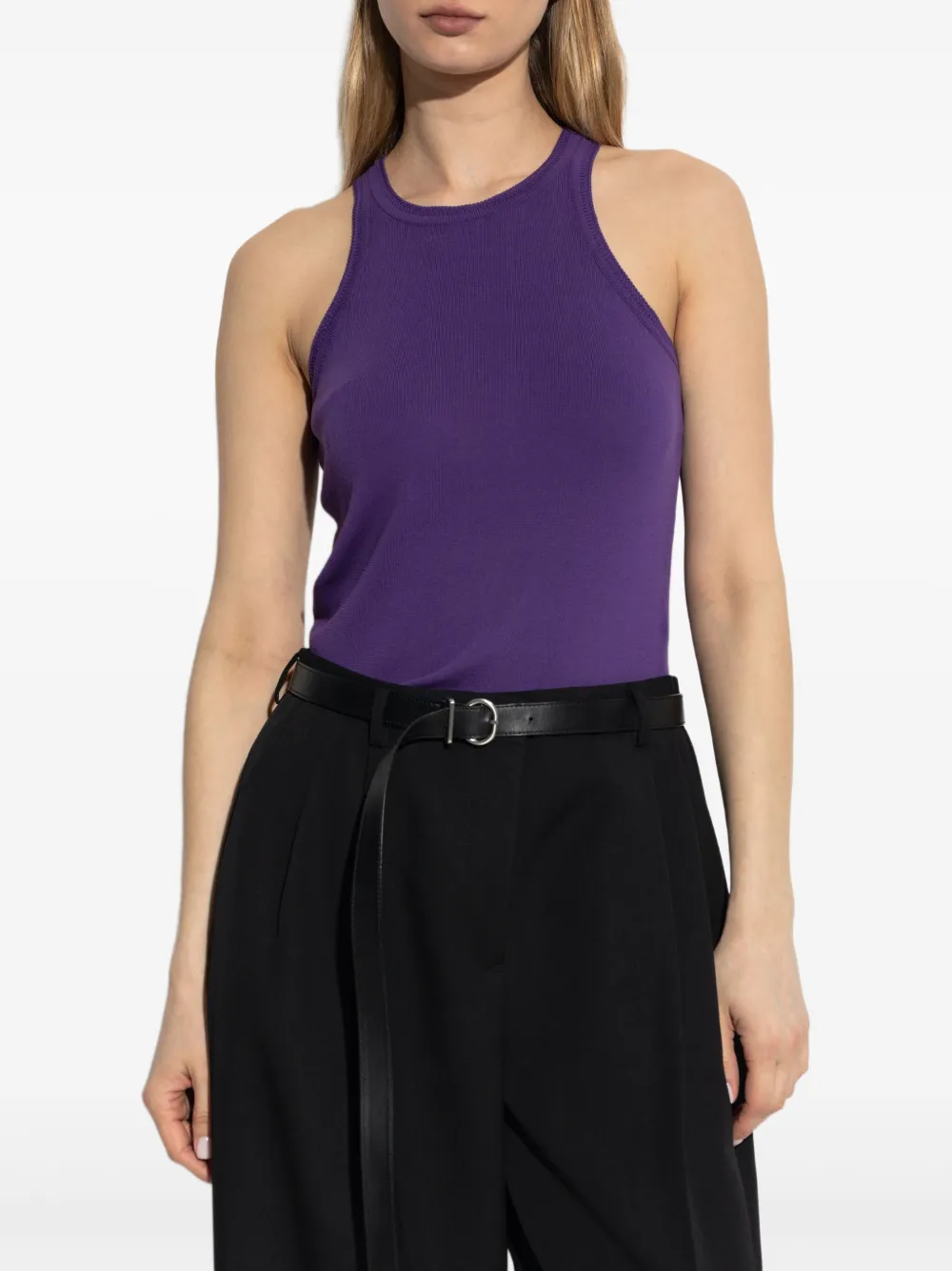Max Mara Arnes geribbelde tanktop Paars