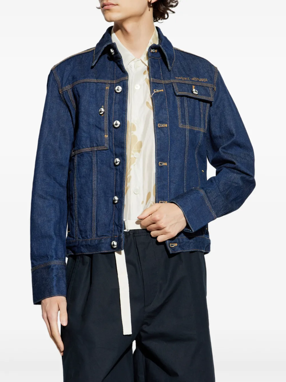 Vivienne Westwood Denim jack Blauw