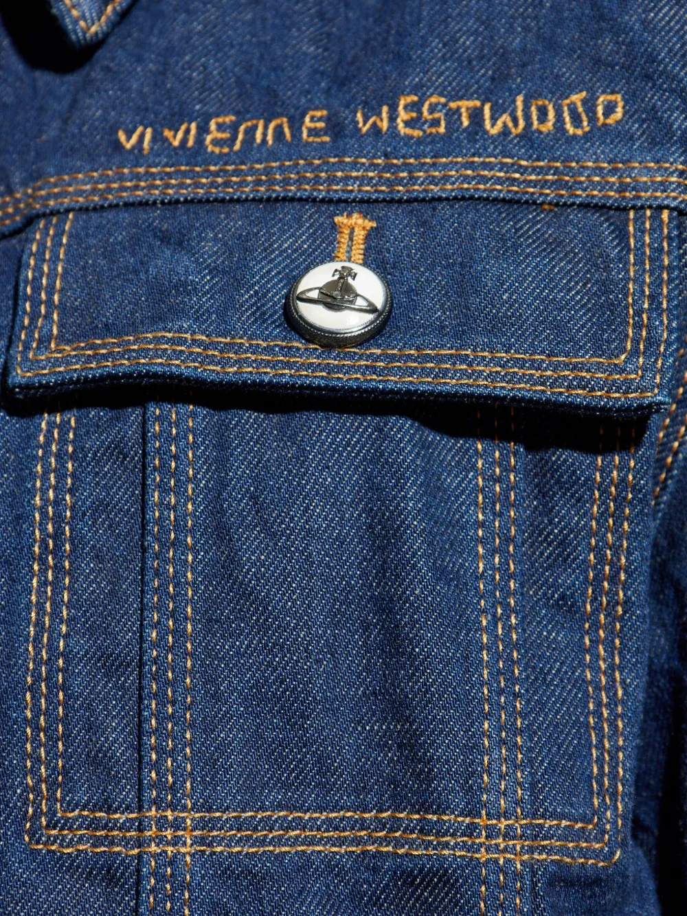 Vivienne Westwood Denim jack Blauw
