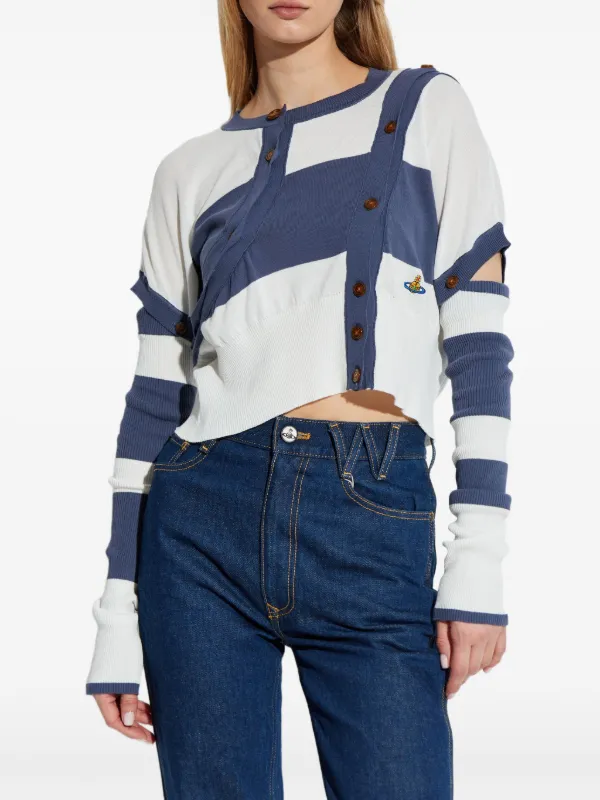 ヴィヴィアンウエストウッド 青色ニットカーディガン Vivienne Westwood（カーディガン）のフリマアイテム一覧
