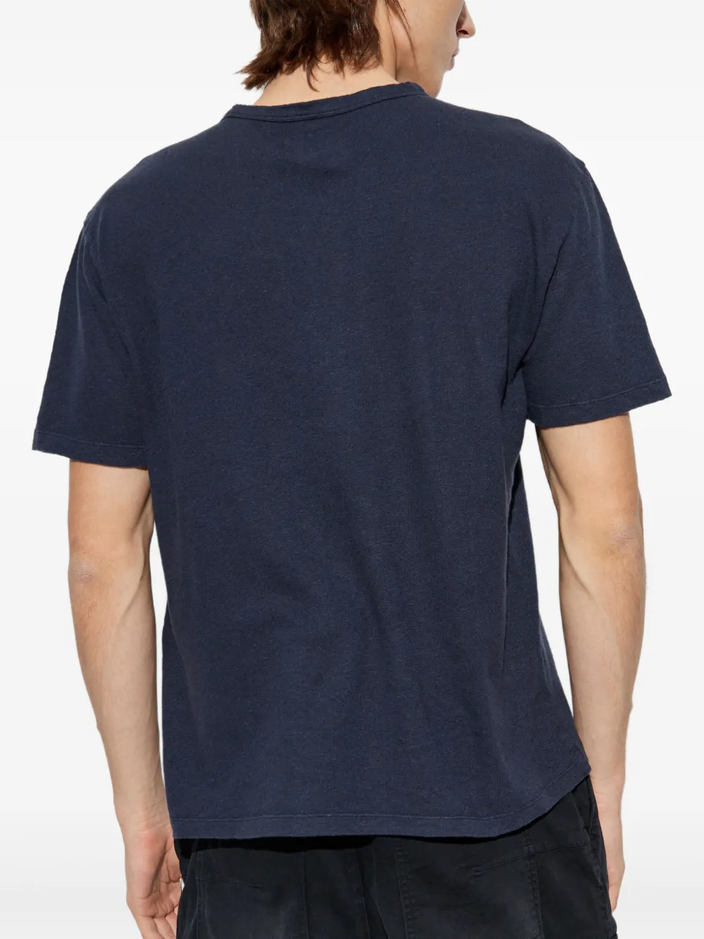 Officine Generale T-shirt met ronde hals Blauw