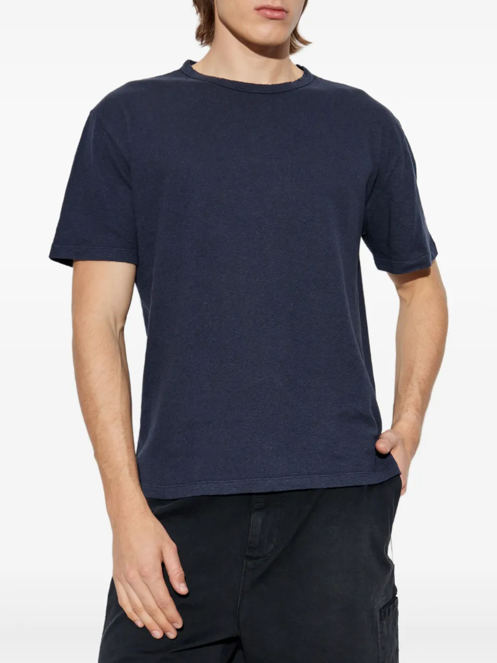 Officine Generale T-shirt met ronde hals Blauw