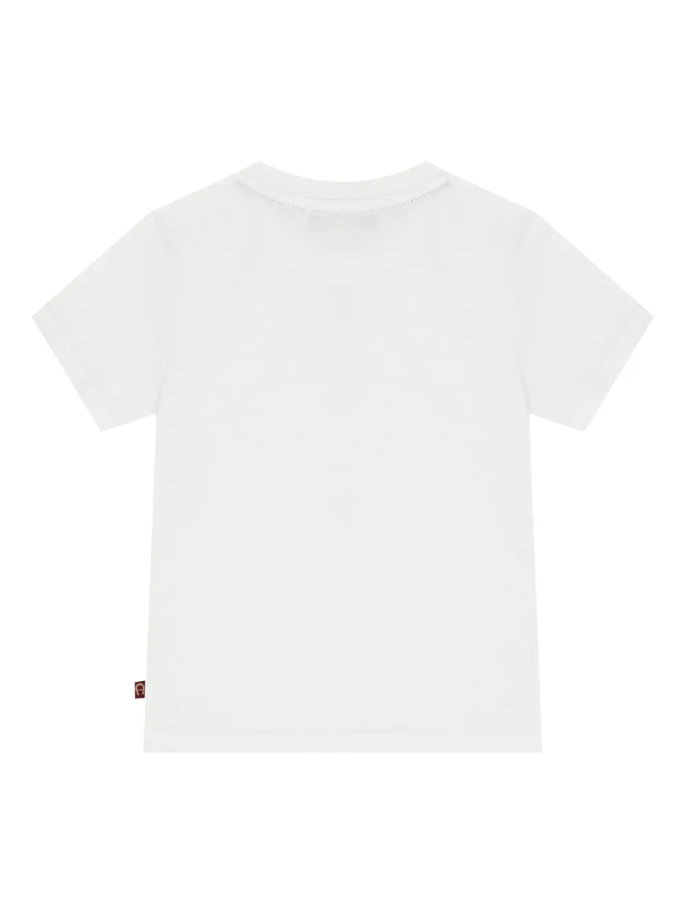 Aigner Kids T-shirt met logoprint] Wit