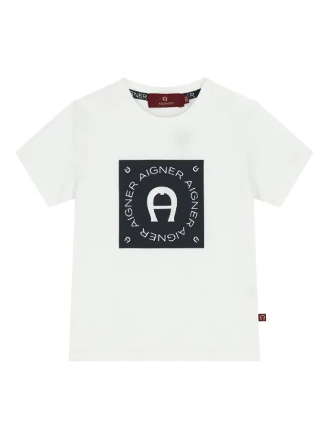 Aigner Kids logo-print T-shirt