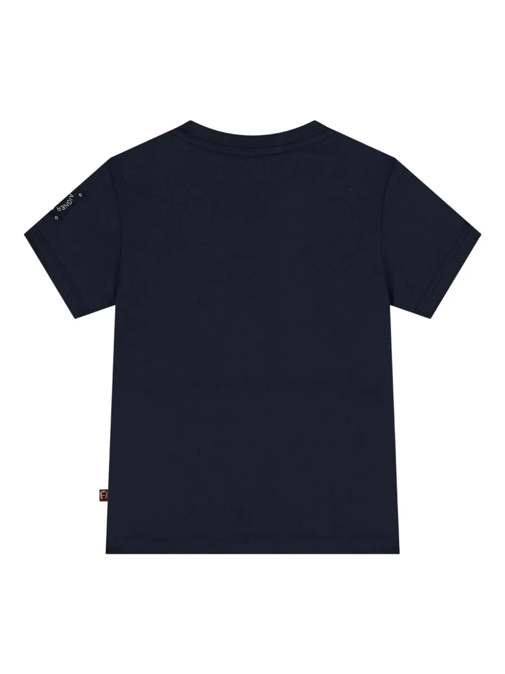 Aigner Kids T-shirt verfraaid met logo Zwart