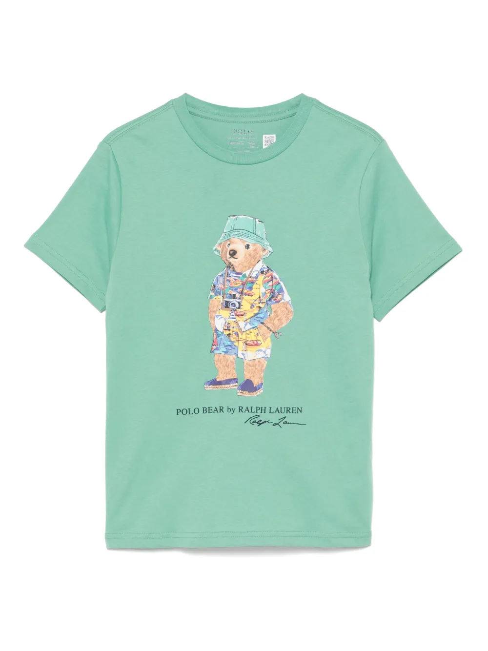 POLO RALPH LAUREN KIDS T-shirt met teddybeerprint Groen