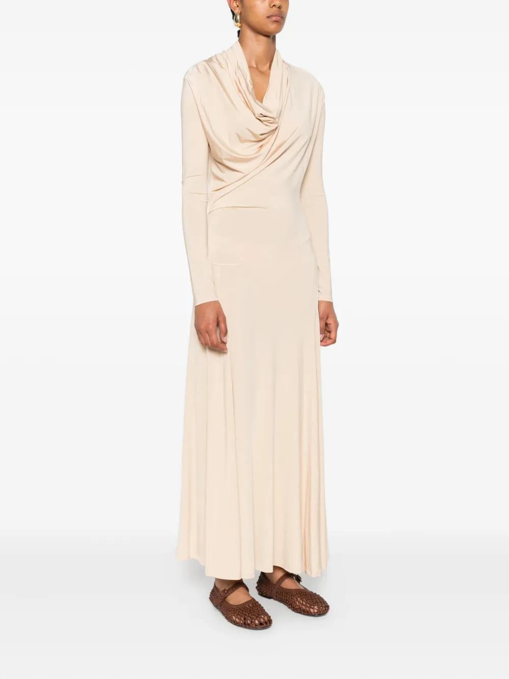 TOVE Eadan maxi-jurk Beige