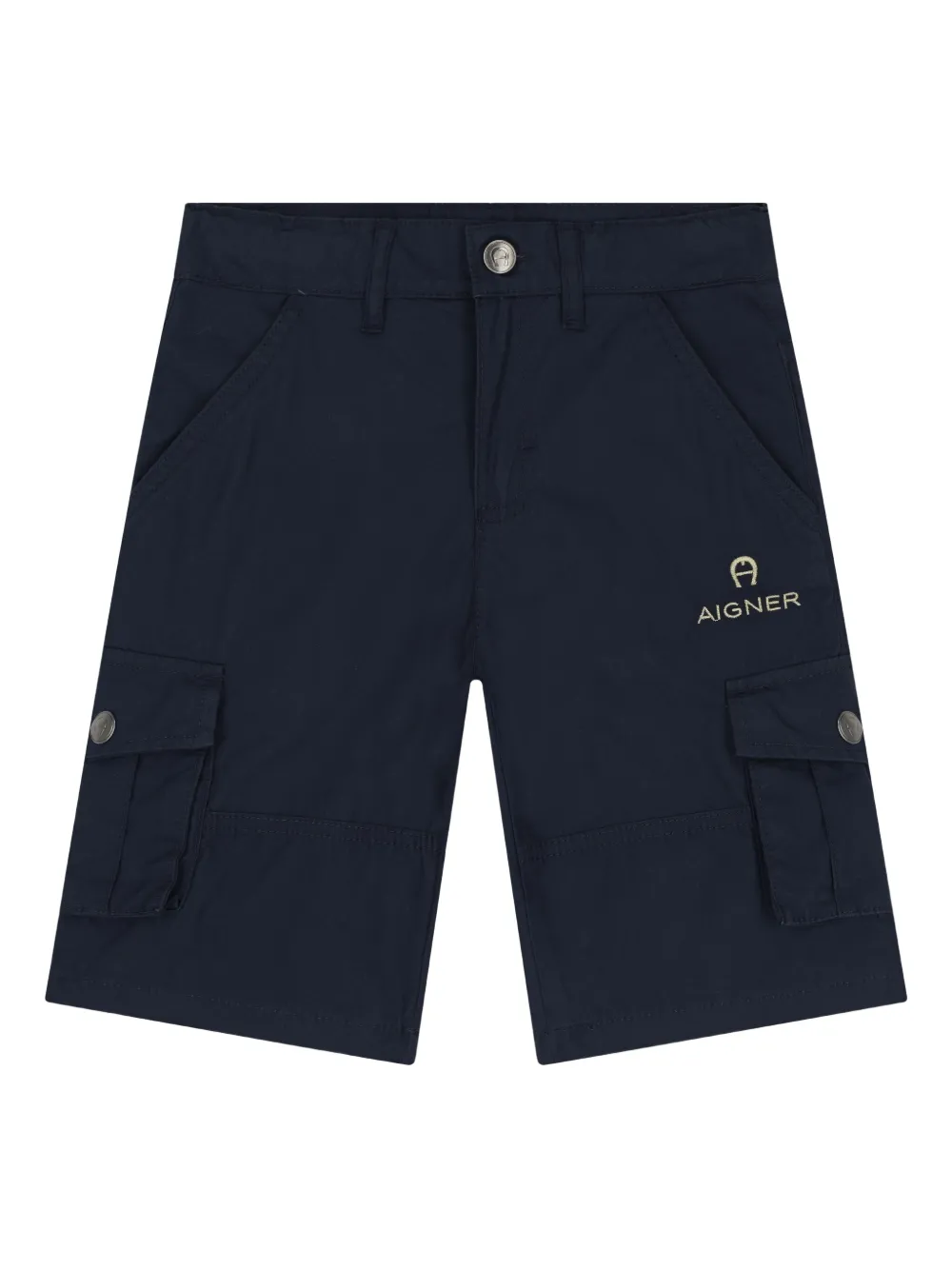 Aigner Kids Cargo shorts Blauw