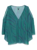 Fisico printed top - Green