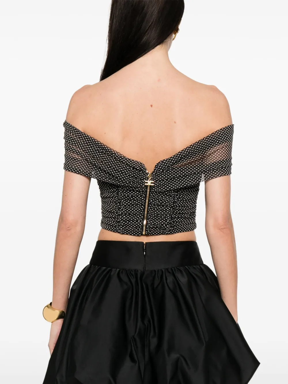 ELISABETTA FRANCHI POLKA-DOT TOP